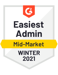 G2 Easiest Admin - Winter 2021