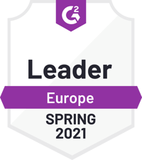 G2 Leader Europe Spring 2021 Award